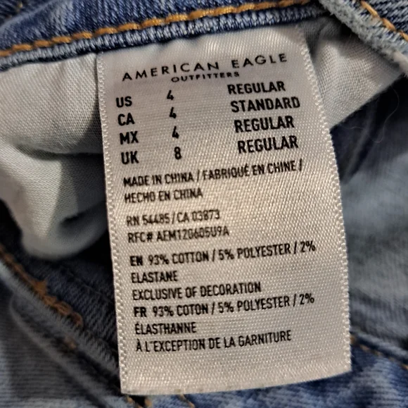 💥3/$25💥AMERICAN EAGLE DENIM MINI SKIRT-4 - Picture 4 of 5